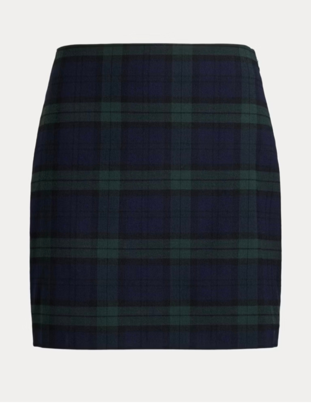 Ralph Lauren Plaid Wool Blend Twill Pencil MiniSkirt NWT Sz 8 $185